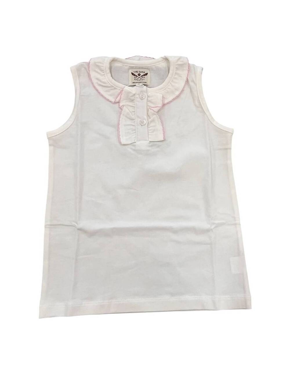 NEW THE OAKS APPAREL girl's lucy top in white